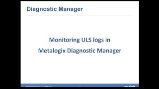 Monitoring ULS Logs