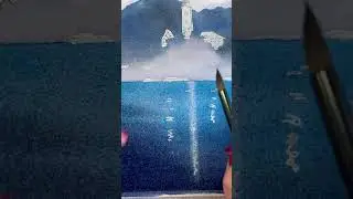 Как написать отражения на воде. Акварельный лайфхак.
