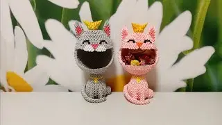 Кот проглот (модульное оригами) 2 часть (мастер-класс)