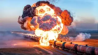 Ukrainian Drones STRIKE Russian Train - Then THIS Happened...