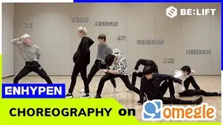 ENHYPEN DRUNK DAZED DANCE PRACTISE ON OMEGLE