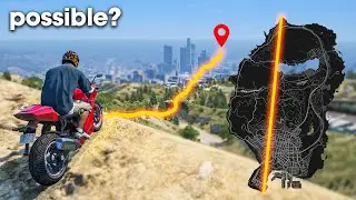 Can You Cross The Map In A Straight Line With A Bike In GTA 5?