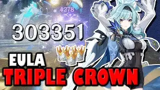 Eula Character Showcase | HUGE CRITS | Genshin Impact