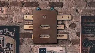 DIY Eternal calendar! Вечный календарь! Своими руками!