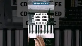 Tutorial 503 | Kisah Cinta Kita. 🎹 #pianotutorial #suffixpiano #hafizsuip #kisahcintakita #shorts