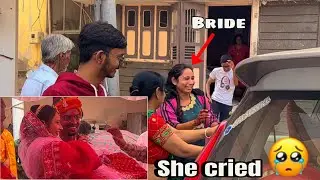 Dulhan got emotional🥺(surprised her) | MUMBAI TO GUJARAT (road trip)