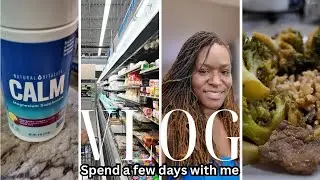Vlog 29: Walmart Grocery Haul | Beef is for Dinner | Calm | Let it Go! | Keep Going | Health Journey