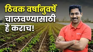 Drip irrigation 💧 जास्त काळ टिकवायचे असेल तर अशी घ्या काळजी । ठिबक सिंचन । AgroStar
