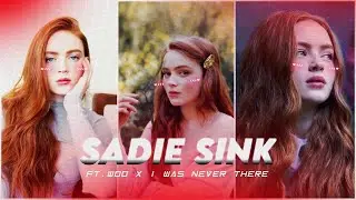 Sadie Sink Edit 😍 | Woo X I Was Never There Edit |  Sadie Sink Edit Status