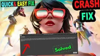 ✅Fortnite New Unreal Engine Crash Fix | Startup Crash Fix | Quick & Easy