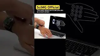 Watch Turns Skin as a Screen #scitech #scienceandtechnology #sciencetechnology #technologyinnovation