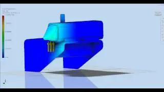 FEA Autodesk Inventor 2014 #simulation #finiteelementanalysis