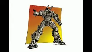 Robot Copy. Procreate