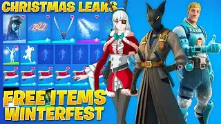 All *NEW* Leaked Skins & Emotes! *Winterfest FREE & Item Shop Cosmetics* (Frozen Midas & Renegade)