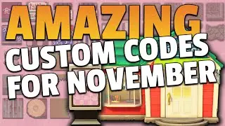 ACNH You NEED to See These Trending Custom Codes! | Best of November