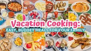 EASY VACATION MEAL IDEAS//breakfast, lunch & dinner for your Airbnb!