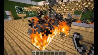 Fire alarm with sprinkler system and restone lamps (map download)