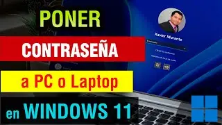 Como poner contraseña a mi pc o laptop Windows 11 2024 | configurar contraseña a usuario windows 11