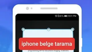 iphone notlar uygulaması ile belge tarama ve pdf olarak gönderme 📃 📄