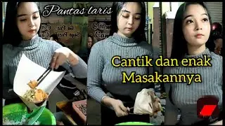 PENJUAL NASI PECEL CANTIK BIKIN PELANGGAN TERTARIK