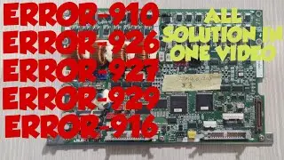 JUKI 1900B MAIN BOARD ALL ERROR IN ONE VIDEO ERROR-926,ERROR-927,ERROR-910,ERROR-929