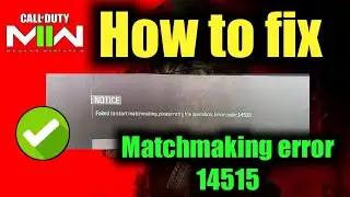 Warzone server down | COD matchmaking Error code 14515 | mw not working? call of duty modern 3 error