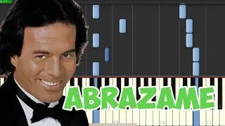 🎹 julio iglesias - abrázame (Piano Tutorial Synthesia) ❤️♫
