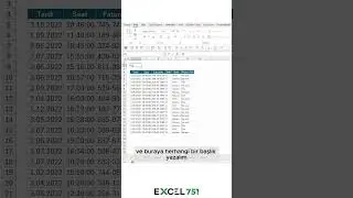 Excel'de Tüm Sayfaları Toplu Düzenleme | EXCEL 751  #excel #exceldersleri