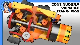 One-Motor CVT Robot Arm #1 - Gearbox