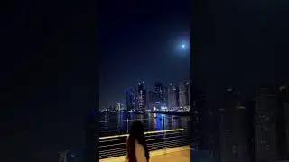 Bluewaters Pedestrian Bridge at Night, Dubai, UAE | Travel Video | Travel Guide