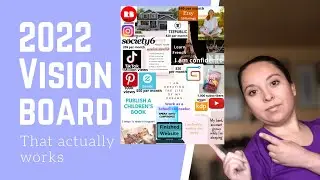 HOW TO CREATE A VISION BOARD THAT WORKS IN 2022 -CREATE ONE WITH ME USING IPAD, CANVA, AND PINTEREST