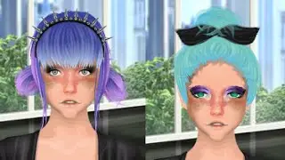 --- Stardoll Buns Wig Duo Tutorial ---