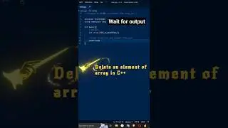 Delete an element of array in C++ #shorts #cplusplus #programming #codingquestions