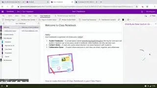 Video 6 - Getting students to access OneNote + Section Groups + Managing Notebooks