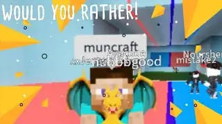 Playing Would You Rather!! 🟦🟥 (Roblox)