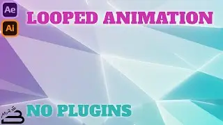 Looping Background Animation in Adobe After Effects | NO PLUGINS