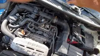 ЗАМЕНА датчиков ТЕМПЕРАТУРЫ на VW 1.4 tsi ошибка P2185