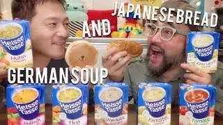Trying German Soups with Japanese Bread