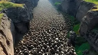 طائرة بدون طيار تكتشف شيئًا مرعبًا على الجبل، ولا ينبغي لأحد أن يرى هذا!!