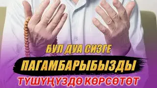 ДУБА МААНИСИ МЕНЕН ЖАЗЫЛГАН || УШУЛ ДУБАНЫ ОКУСАҢЫЗ! ПАЙГАМБАРЫБЫЗДЫ ТҮШҮҢҮЗДӨ КӨРӨСҮЗ ИН ШАА АЛЛАХ!