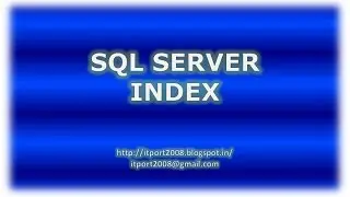 SQL Server Index Example