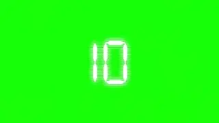 AESTHETIC GREEN SCREEN LOADING COUNTDOWN/ for edit + FREE
