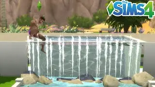 How to Make an INFINITY POOL with the Base Game | Sims 4 Build Tutorials