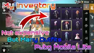 My Inventory In Pubg Mobile Lite || Pubg Mobile Lite Inventory || Not Expensive Inventory