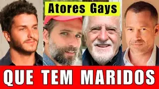 ATORES GAYS que ENCONTRARAM o AMOR nos BRAÇOS de OUTRO HOMEM! 💍🏳️‍🌈