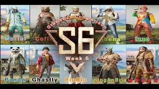 MortaL vs BiuBiu vs Coffin vs Athena vs Ghastly | PUBG Mobile Statistics Compare | Season 6 |