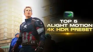 Top 5 Alight Motion HDR 4K Preset ✨ Free Download 💕