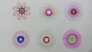 6 nice Spirograph art. #art
