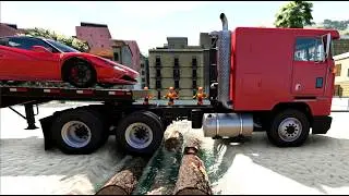 Trucks vs Speed Bumps & others 9 (BeamNG.drive)