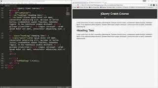 jQuery Crash Course 1   Intro & Selectors